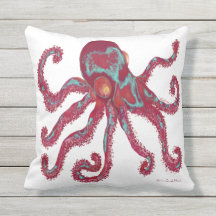 Octopus -  Deep Maroon
