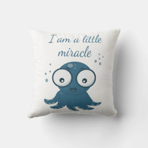 octopus drawing i'm a little miracle cushion