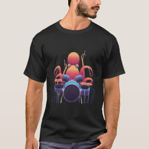 Octopus Drummer Percussionist Musician Drum Band G T-Shirt