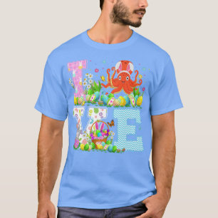 Octopus Easter Egg Hunt Funny Love Octopus Easter  T-Shirt