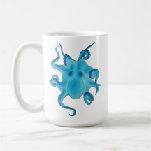 Octopus Electric Ocean Blue Kraken Majestic Sea 
