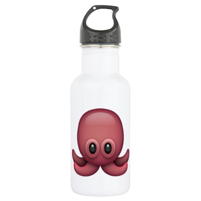 Octopus - Emoji 532 Ml Water Bottle (Front)