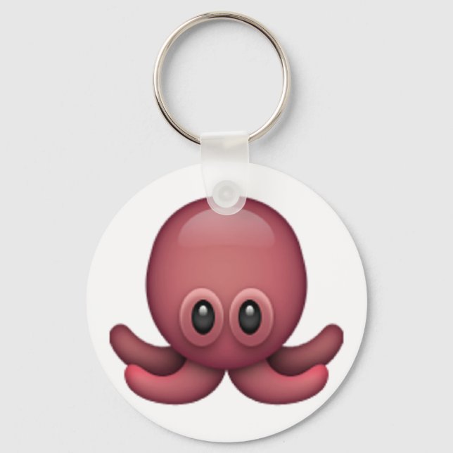 Octopus - Emoji Key Ring (Front)
