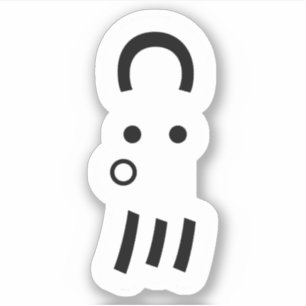 Octopus Emoticon Japanese Kaomoji Sticker