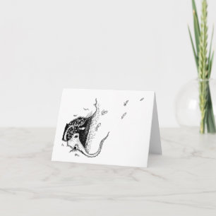 Octopus Farewell Card