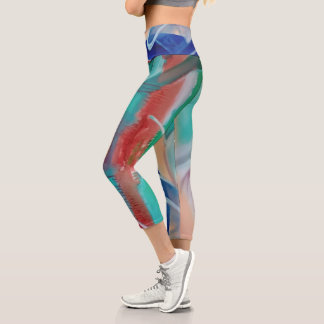 Octopus Finds A Hat High Waisted Capris