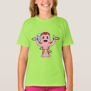 Octopus Fitness Gymnastics Sports T-Shirt