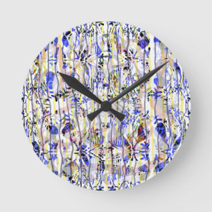 Octopus Garden Round Clock