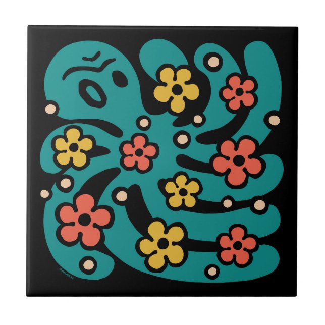Octopus Garden Tile (Front)