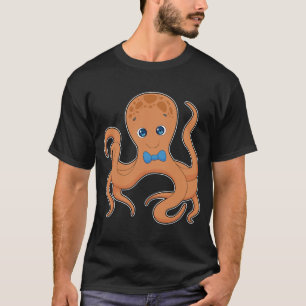 Octopus Gentleman Bow tie T-Shirt