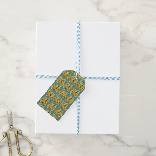 octopus gift tags (With Twine)