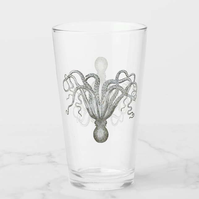 Octopus Glass (Back)