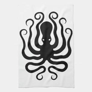 Octopus, Greek relief design Tea Towel