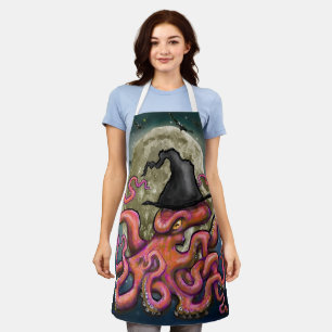 Octopus Halloween Apron