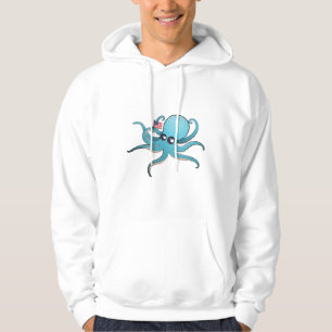 Octopus Holding The American Flag Hoodie