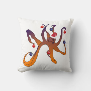 Octopus Holiday Art Cushion