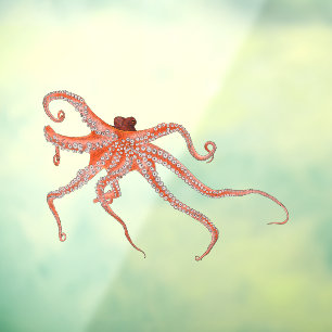 Octopus Hugs Window Cling