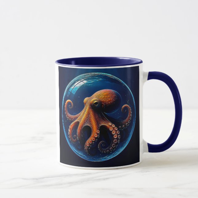 octopus in a bubble mug (Right)