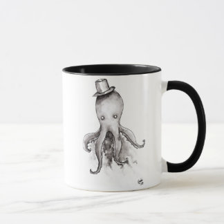 Octopus in a Hat Mug