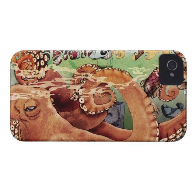 Octopus iPhone Case (Back Horizontal)