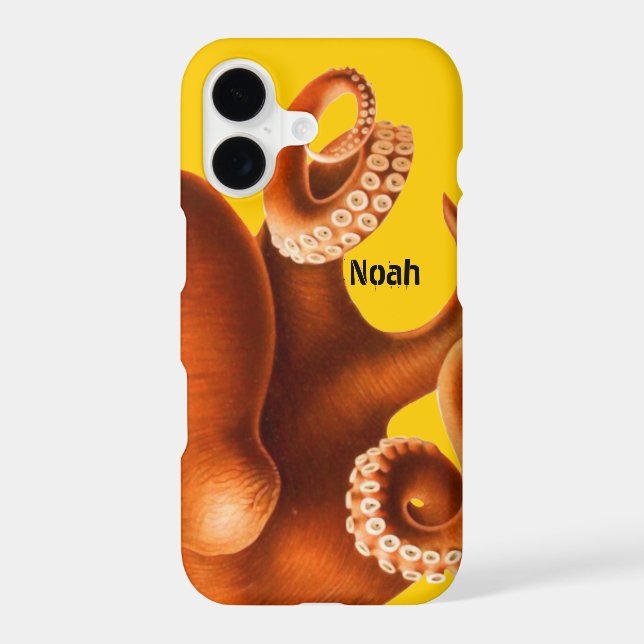 Octopus iPhone Case for Him or Her (Back)