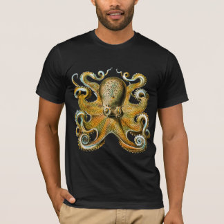 Octopus Japanese Calligraphy T Shirt
