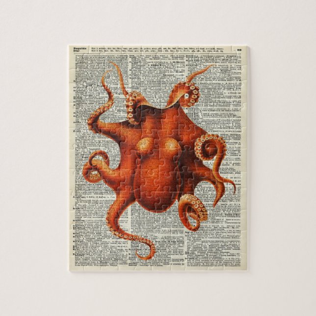 Octopus Jigsaw Puzzle (Vertical)