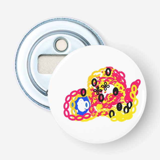 Octopus joy summer play bottle opener (Front)