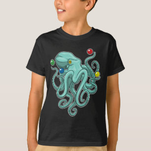 Octopus Juggler Juggle T-Shirt