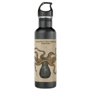 Octopus Kraken Vintage Illustration 710 Ml Water Bottle
