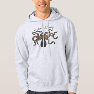 Octopus Kraken Vintage Illustration Hoodie