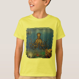 Octopus' Lair - Colourful T-Shirt