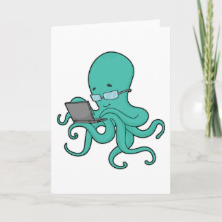 Octopus Laptop Card