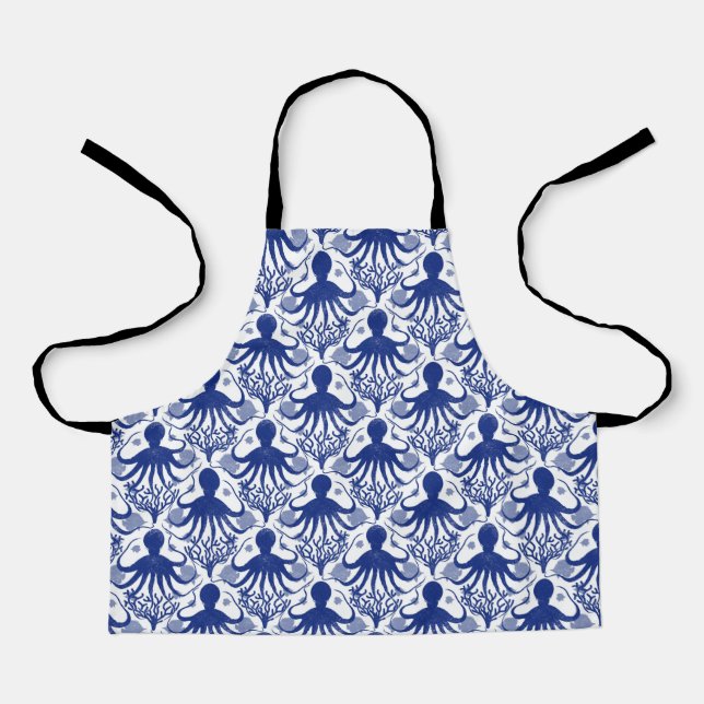 Octopus (light background) apron (Front)