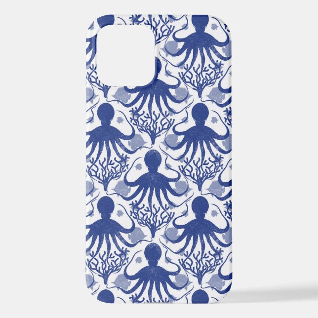 Octopus (light background) iPhone case (Back)