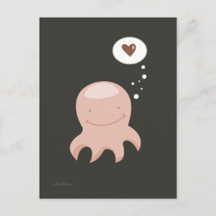 Octopus Love postcard