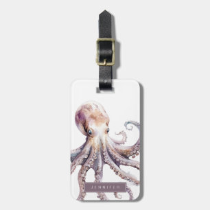 Octopus Luggage Tag