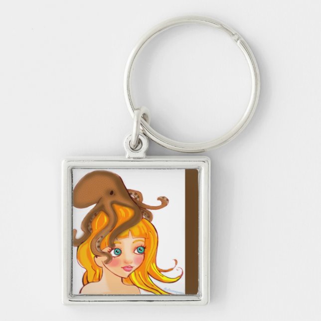 octopus maiden keychain (Front)