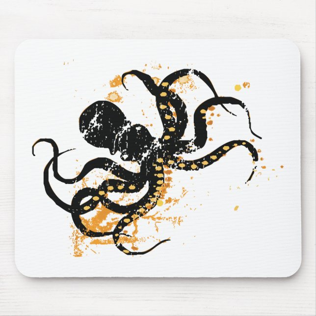 Octopus Mouse Mat (Front)
