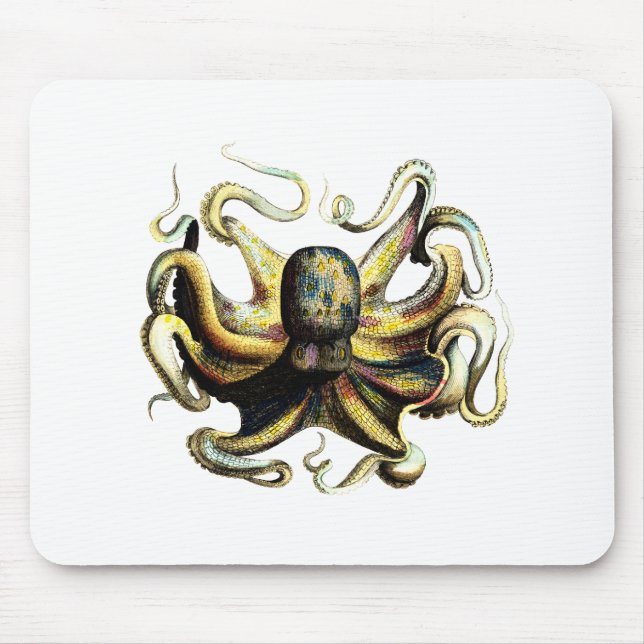 Octopus Mouse Mat (Front)
