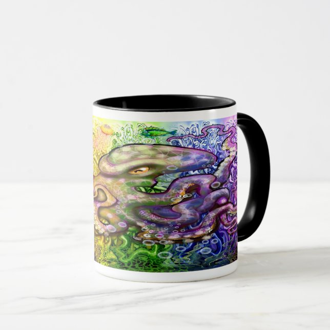 Octopus Mug (Front Right)