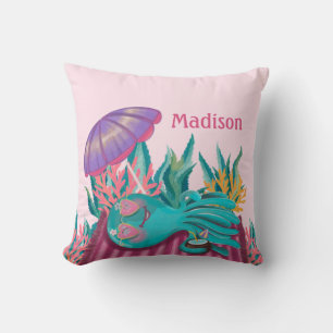 Octopus on the Beach Cushion