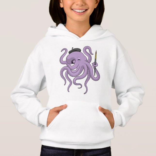 Octopus Painter Paint brush (Front)