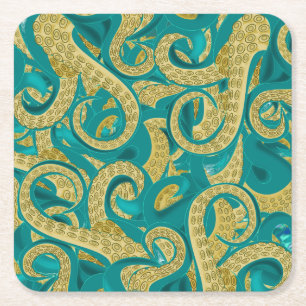 Octopus Paper Coaster - Painting