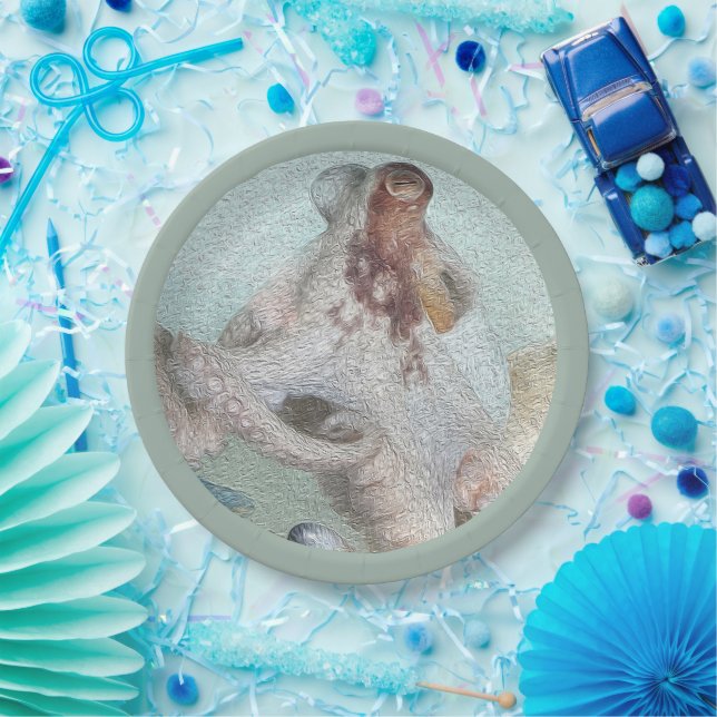 Octopus Paper Plate (Party)