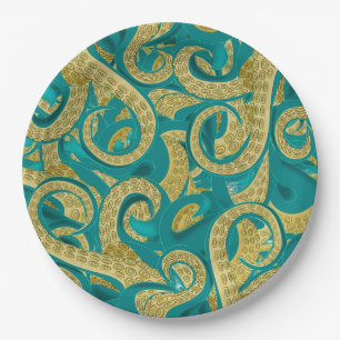 Octopus Paper Plates