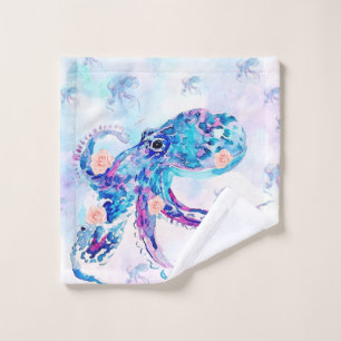 octopus pastel in dream wash cloth