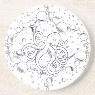 Octopus Pattern Coaster