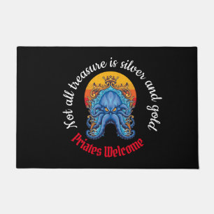 Octopus Pirate Party Welcome Doormat
