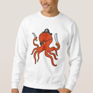 Octopus Pirate Pirate hat Sweatshirt